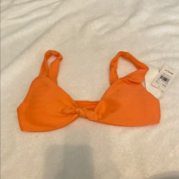 RVCA Orange Bikini Top - Picture 1 of 6
